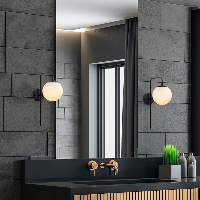 Opviq Viran - 10915 Lámpara de pared Blanco y negro Opviq Viran - 10915 Lámpara de pared Blanco y negro